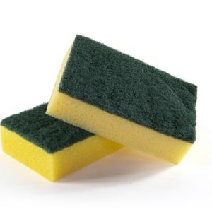 SCOURER/SPONGE (PER 10) LARGE